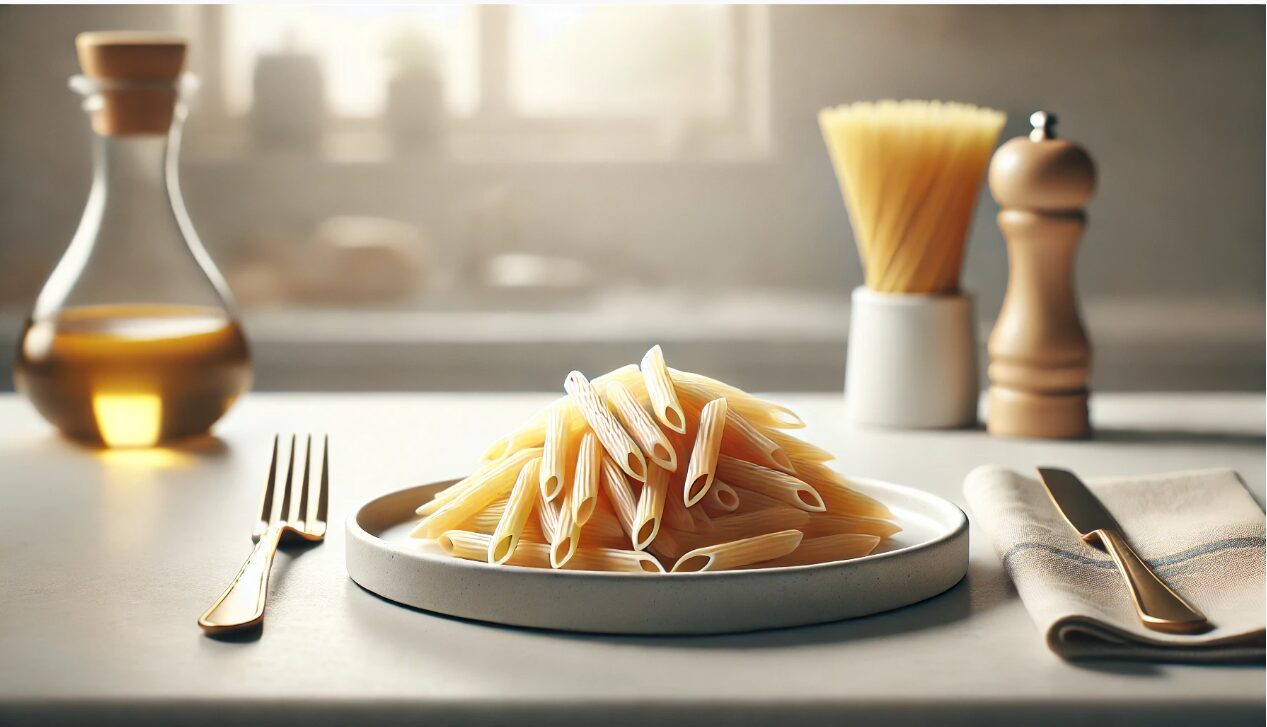 パスタ茹でた後