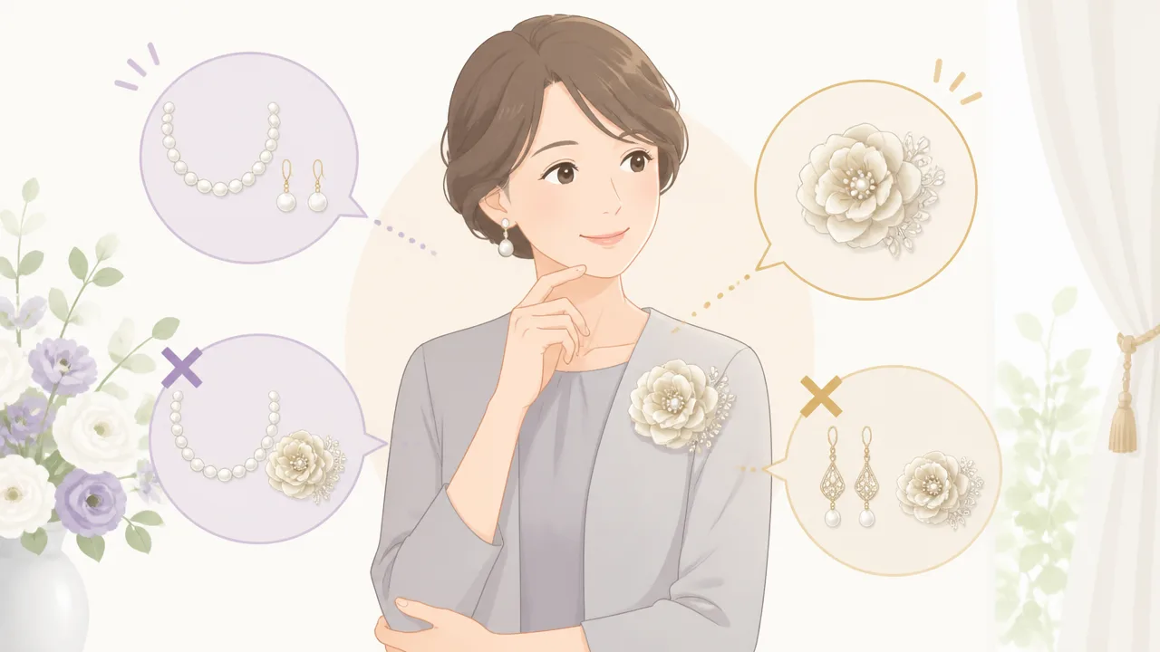 結婚式にはコサージュとブローチどっち?50代の選び方とマナー