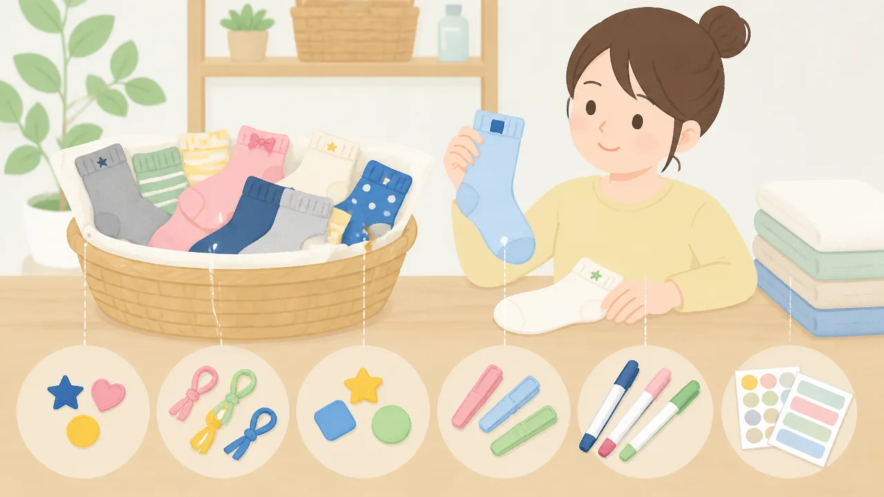 家族の靴下を見分ける方法は?洗濯後に迷わない簡単な工夫