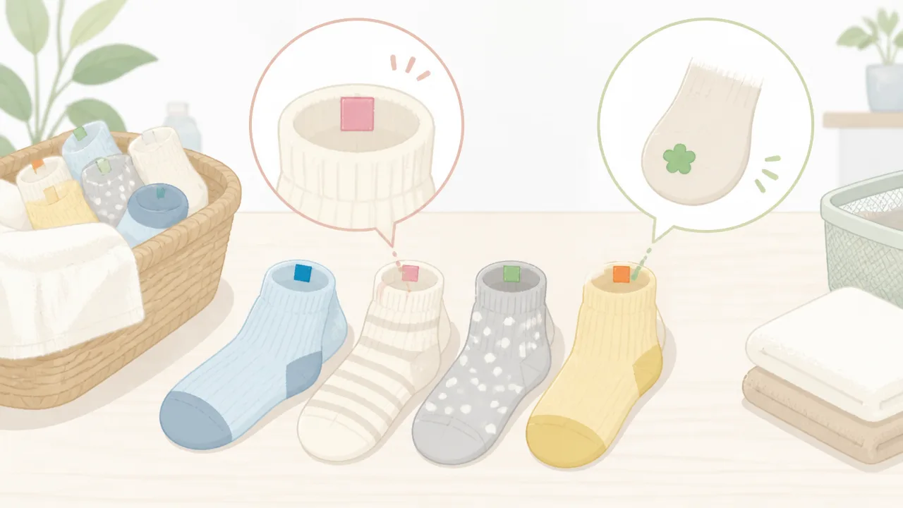 家族の靴下を見分ける方法は?洗濯後に迷わない簡単な工夫