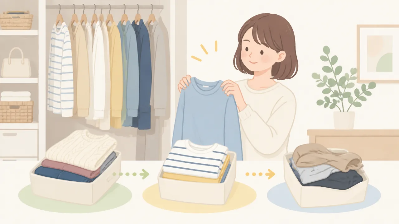 クローゼット整理が続かない方へ、無理なく片付く7つのコツ