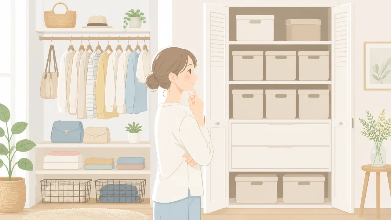 クローゼット整理が続かない方へ、無理なく片付く7つのコツ