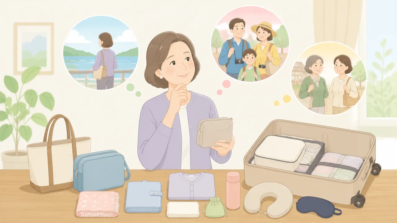 国内旅行に役立つ旅行グッズ｜50代女性が快適に過ごす持ち物選び