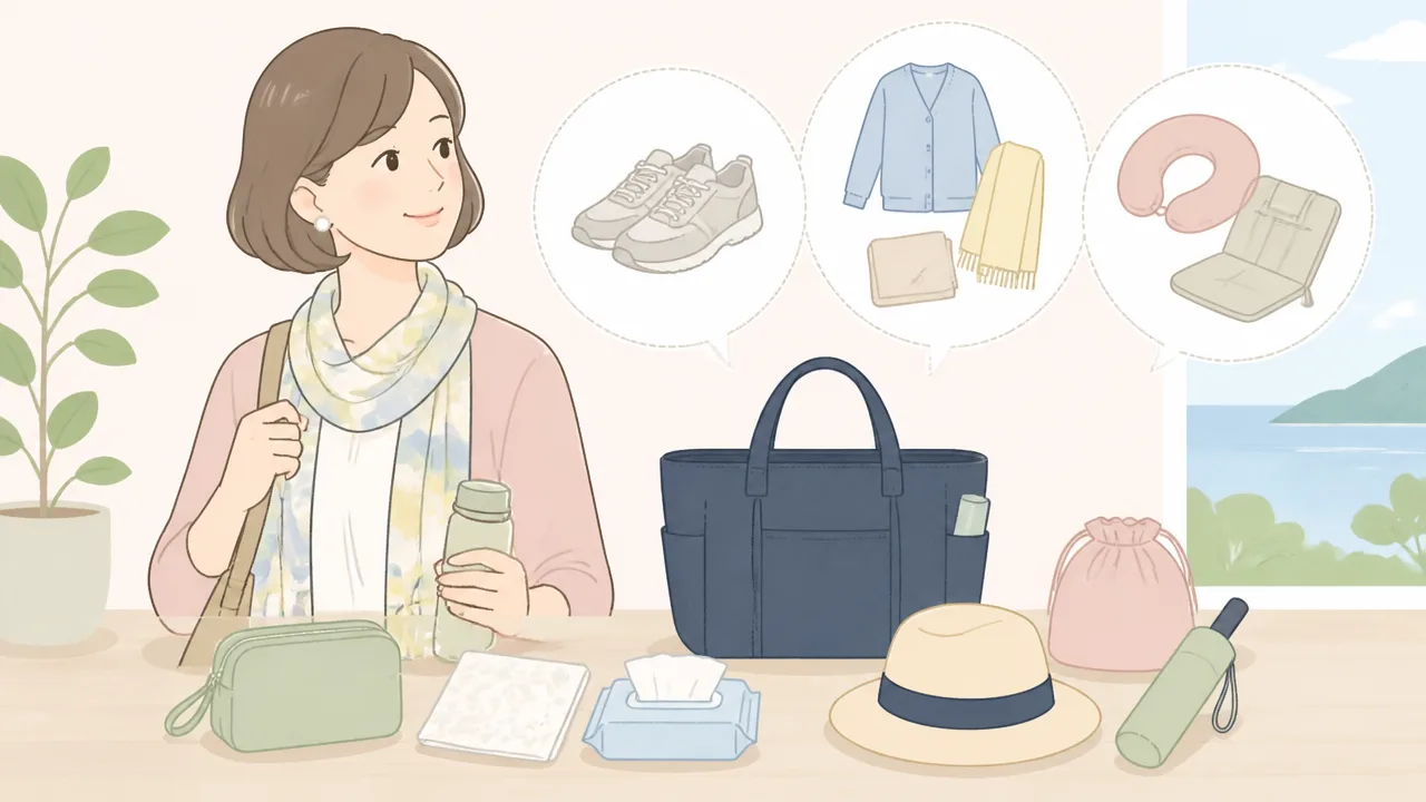 国内旅行に役立つ旅行グッズ｜50代女性が快適に過ごす持ち物選び